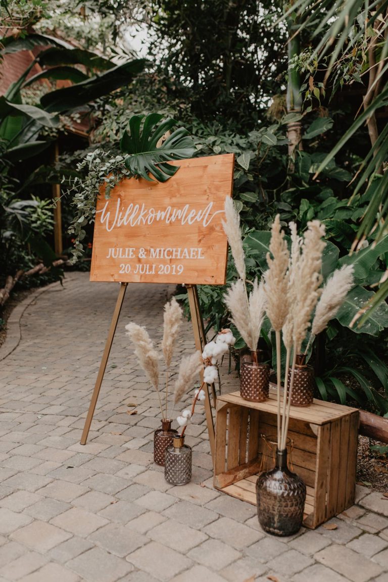 Ryokan Gelsenkirchen_ Tropical Hochzeit im Greenery Stil - Hochzeitswahn